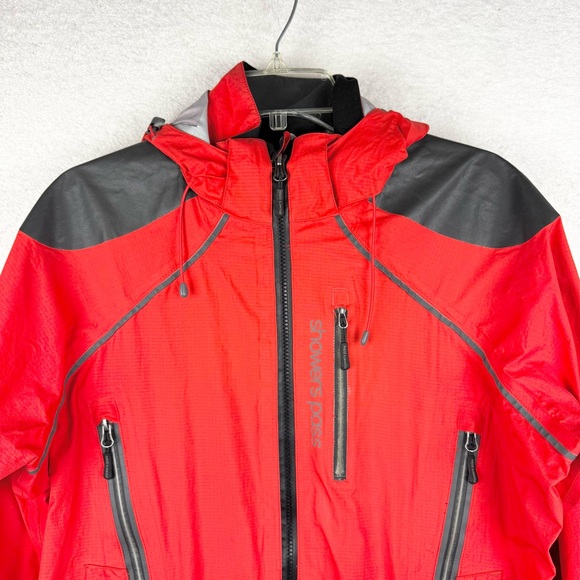 Showers Pass Men's Refuge Jacket Red Size M Outdoor Biking Mountaineering Hiking - Picture 4 of 16
